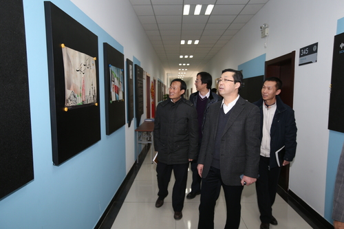 刘校长走访外国语学部 刘校长走访外国语学部