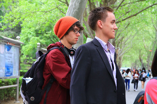 4 留学生街拍照 4 留学生街拍照