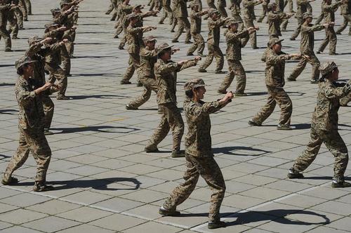 66 军事训练成果汇报:腰带擒敌术 66 军事训练成果汇报:腰带擒敌术