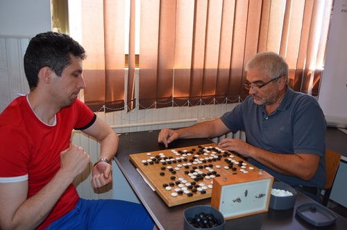 围棋选手比赛中 围棋选手比赛中