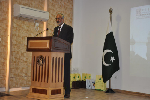 巴基斯坦国立现代语言大学校长Zia Ud Din Najam少将致辞 巴基斯坦国立现代语言大学校长Zia Ud Din Najam少将致辞