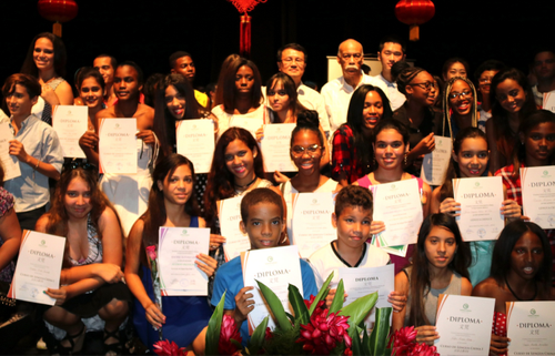 哈瓦那大学孔子学院举行2017年结业典礼655 哈瓦那大学孔子学院举行2017年结业典礼655