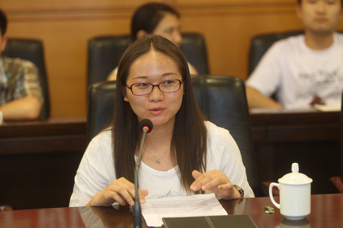 第十七届研究生支教团团长谢照莉发言 第十七届研究生支教团团长谢照莉发言