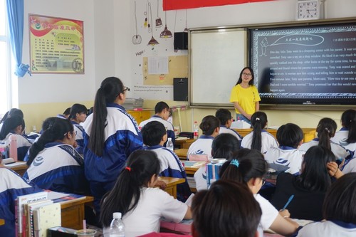 5 在宁夏固原二中进行英语支教 5 在宁夏固原二中进行英语支教