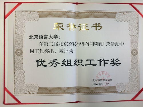 优秀组织工作奖奖状 优秀组织工作奖奖状