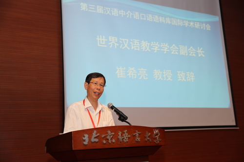 崔希亮副会长致辞 崔希亮副会长致辞