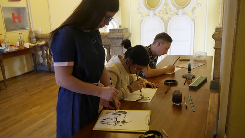 现场作画 现场作画