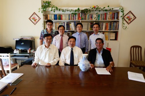 6李宇明书记一行拜访驻埃及大使馆教育处 6李宇明书记一行拜访驻埃及大使馆教育处