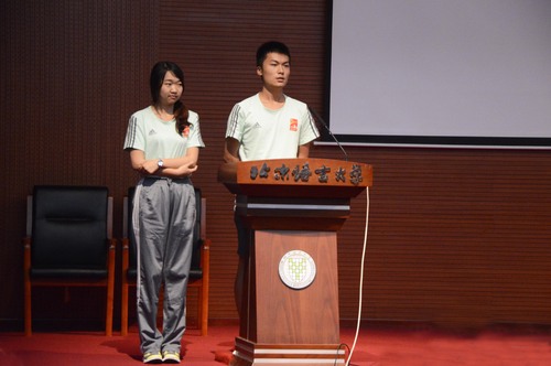 我校志愿者分享经验 我校志愿者分享经验