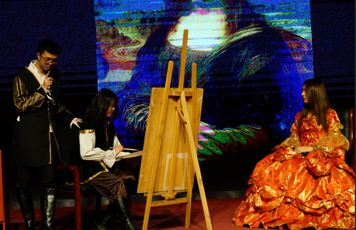 12.29北语选手进行人文演绎 12.29北语选手进行人文演绎