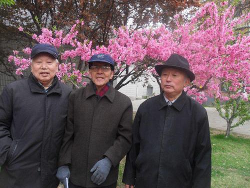 张占一教授、马河清教授、郑万鹏教授合影 张占一教授、马河清教授、郑万鹏教授合影