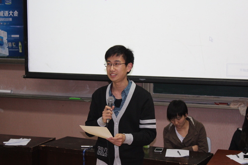 2014中国成语大会亚军邢正向大家介绍参赛经验 2014中国成语大会亚军邢正向大家介绍参赛经验