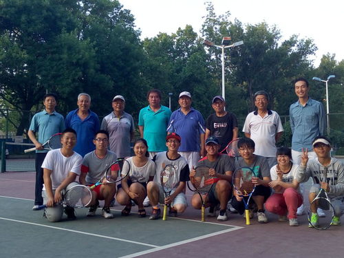3_教工网球队与校网球队合影 3_教工网球队与校网球队合影