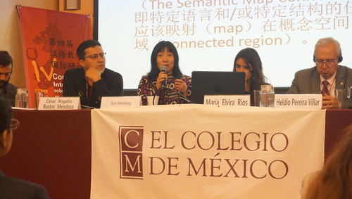 06.图六 北京语言大学副教授、美国西密歇根大学孔院中方院长孙文访博士做报告 06.图六 北京语言大学副教授、美国西密歇根大学孔院中方院长孙文访博士做报告