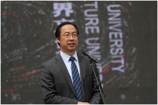 黄益方,学院路街道党工委副书记,办事处主任李恺彦,办事处副主任李侠