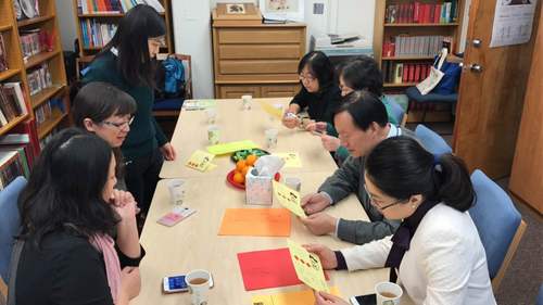 图三:代表团赴乔治梅森大学孔子学院评估督导 图三:代表团赴乔治梅森大学孔子学院评估督导