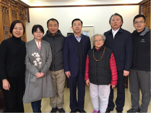 刘利校长回访张伯驹潘素文化发展基金会541 刘利校长回访张伯驹潘素文化发展基金会541