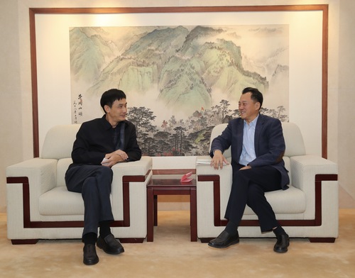 倪海东书记会见林松旺副主任 倪海东书记会见林松旺副主任