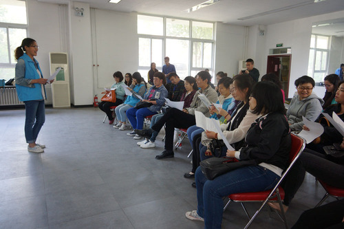 3 望京社区青年汇 志愿者进行口语培训 3 望京社区青年汇 志愿者进行口语培训