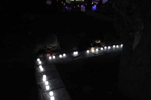 在树下写明信片 在树下写明信片