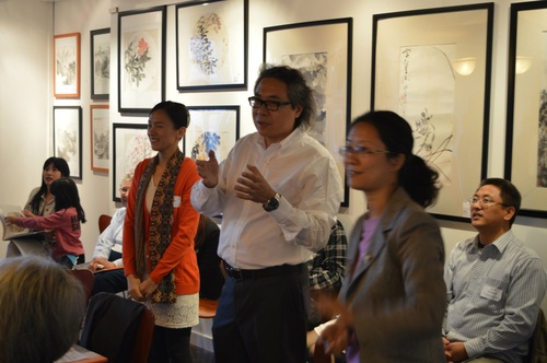 图片3. 李军教授关于中国国画艺术的讲座 图片3. 李军教授关于中国国画艺术的讲座