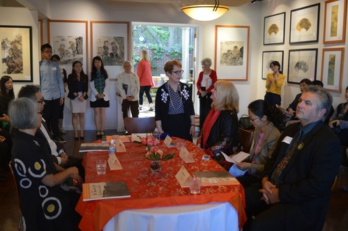 图片1. 韦伯斯特大学校长Elizabeth J.Stroble女士致辞 图片1. 韦伯斯特大学校长Elizabeth J.Stroble女士致辞