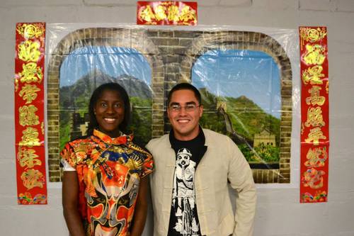 “长城”下的合影 “长城”下的合影