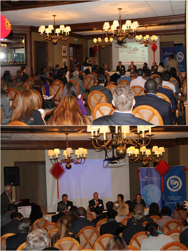 Kids R Kids总裁David Vinson和UPS国际市场部副总裁John Miltenis分别做专题发言 Kids R Kids总裁David Vinson和UPS国际市场部副总裁John Miltenis分别做专题发言