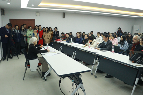 北京语言大学讲座现场 北京语言大学讲座现场