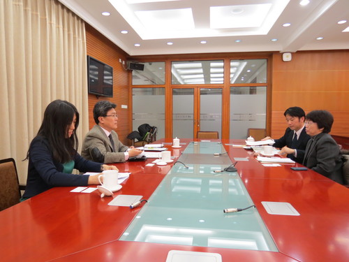 20150109与日本亚细亚大学代表团会谈 20150109与日本亚细亚大学代表团会谈