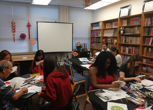 手工课-画伞 手工课-画伞