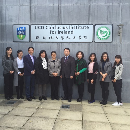 代表团出席都伯林大学孔子学院调研会 代表团出席都伯林大学孔子学院调研会