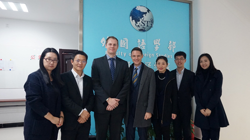 20151029国际著名语言技术公司SDL代表团到访外国语学部高级翻译学院625 20151029国际著名语言技术公司SDL代表团到访外国语学部高级翻译学院625
