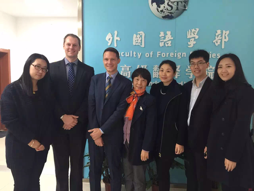 20151029国际著名语言技术公司SDL代表团到访外国语学部高级翻译学院619 20151029国际著名语言技术公司SDL代表团到访外国语学部高级翻译学院619