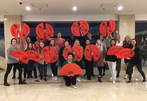 学会太极扇 学会太极扇