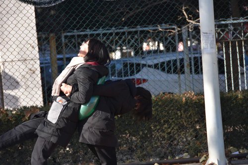 02团体赛中的接力 02团体赛中的接力