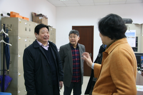 李书记走访汉语速成学院 李书记走访汉语速成学院
