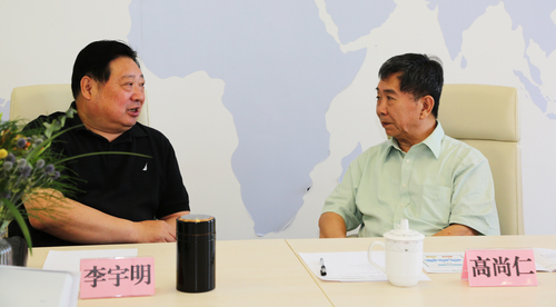 李宇明主任对高尚仁教授一行的到来表示欢迎 李宇明主任对高尚仁教授一行的到来表示欢迎