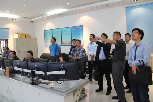 考察我校平安校园管理服务中心 考察我校平安校园管理服务中心