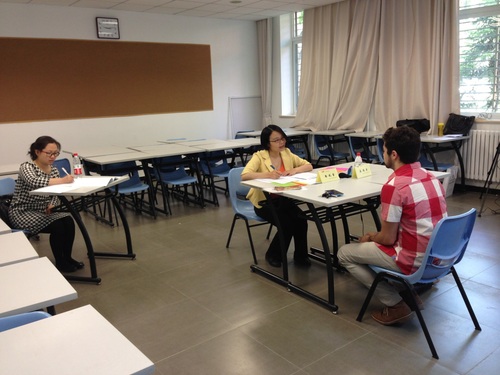 20150425 汉考所成功举办针对预科生的CTEST口语面试 2 20150425 汉考所成功举办针对预科生的CTEST口语面试 2