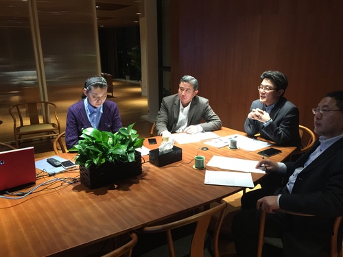 张宝钧处长主持会议 张宝钧处长主持会议