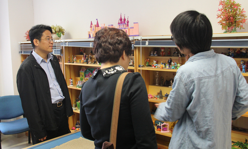 考察我校心里咨询中心 考察我校心里咨询中心