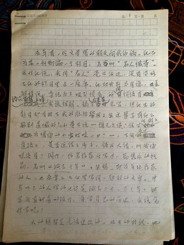 傅惟慈先生手稿 傅惟慈先生手稿