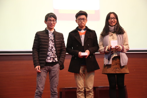 嘉宾与获奖同学 嘉宾与获奖同学