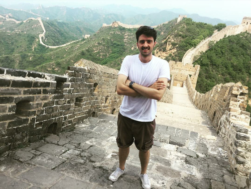 王小龙在长城 王小龙在长城