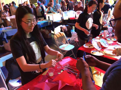 图一:孔院展台 图一:孔院展台